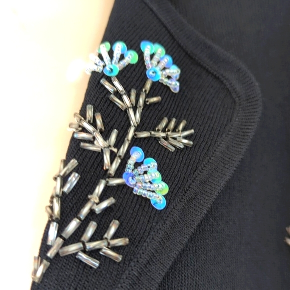 BCBG Maxazria Beaded Sweater Cardigan - Picture 9 of 16